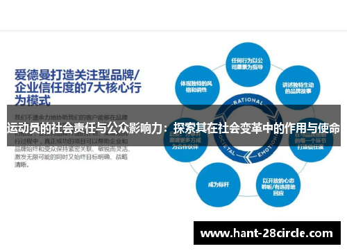 运动员的社会责任与公众影响力：探索其在社会变革中的作用与使命